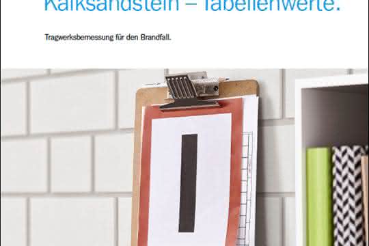 Der Markenverbund KS* hat eine neue Broschüre „Brandschutz mit Kalksandstein – Tragwerksbemessung für den Brandfall“ herausgebracht.