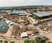 Messen + Veranstaltungen: Erstmals europäischer Gemeinschaftstand auf der bauma CONEXPO AFRICA Die bauma CONEXPO AFRICA findet vom 13. bis 16. März 2018 im Johannesburg Expo Centre statt.