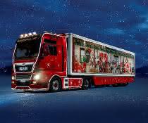 Bau-Lkw: Festlich geschmückter MAN-Weihnachtstruck auf Tour