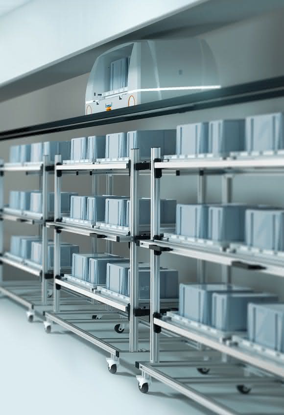 Spitzenmedizin, Spitzenintralogistik: Klinikbote der Zukunft