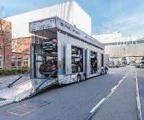 Bau-Lkw: Sauber und leise durch München: zwei neue E-Lkw für BMW