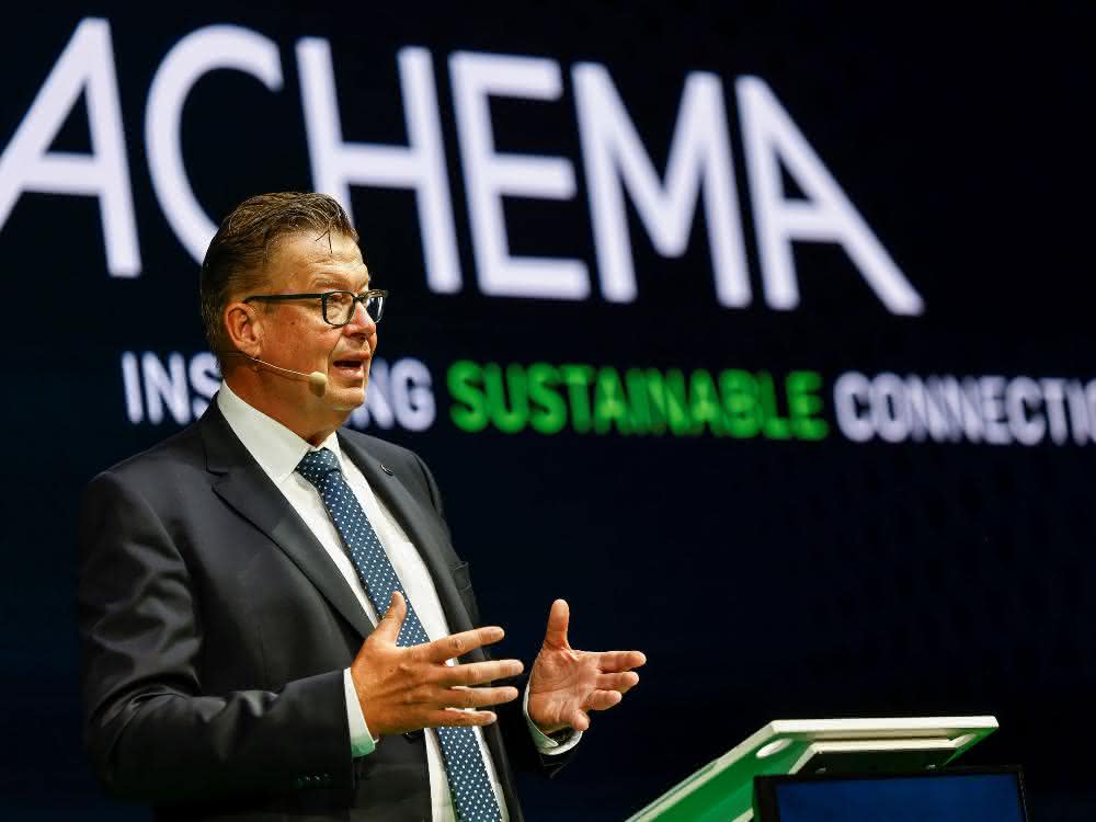 Dr. Klaus Schäfer, Vorsitzender des DECHEMA e.V.