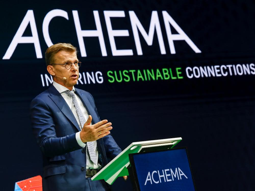 Jürgen Nowicki, Vorsitzender des Achema-Ausschusses