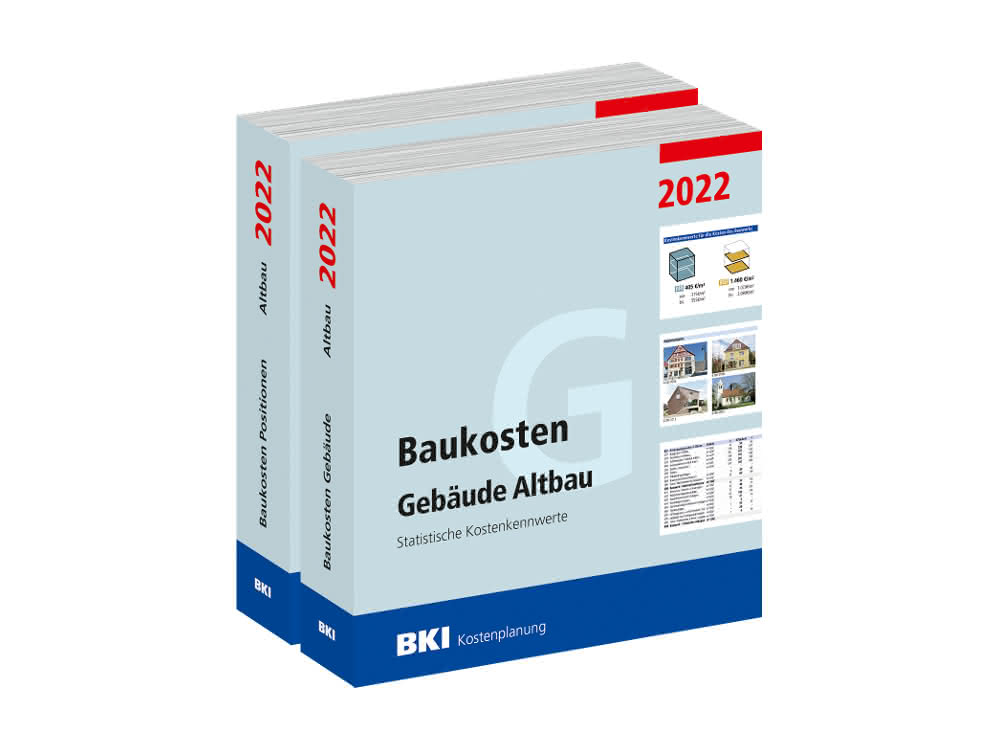 BKI-Fachbücher zu Baukosten Altbau