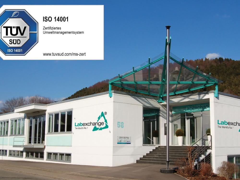 Firmengebäude der Labexchange - Die Laborgerätebörse GmbH (Außenansicht)
