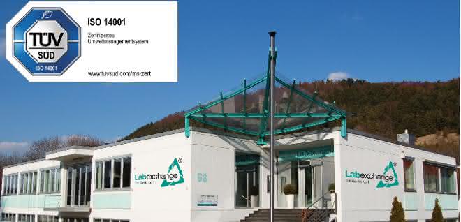 Firmengebäude der Labexchange - Die Laborgerätebörse GmbH (Außenansicht)