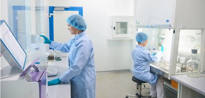 Reinraum der CUP Laboratorien