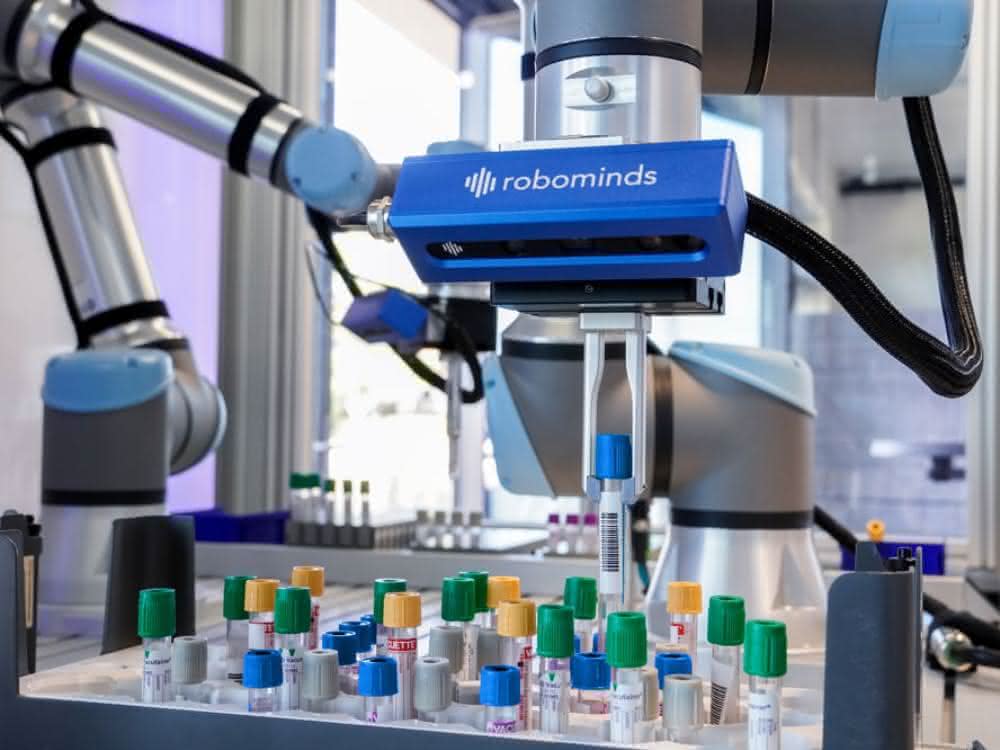 Roboterzelle für automatisiertes Probenhandling