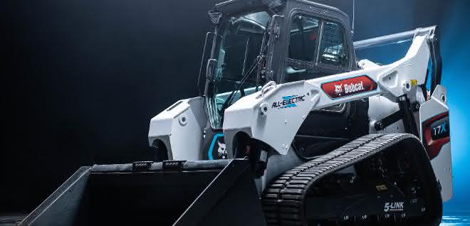 Bobcat auf der Bauma: Raupenlader vollelektrisch Bobcat auf der Bauma: Raupenlader vollelektrisch