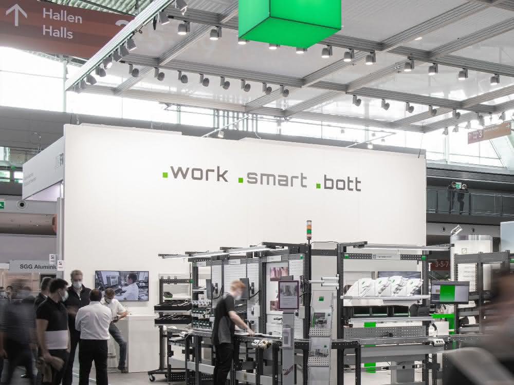 Bott stand at the Motek