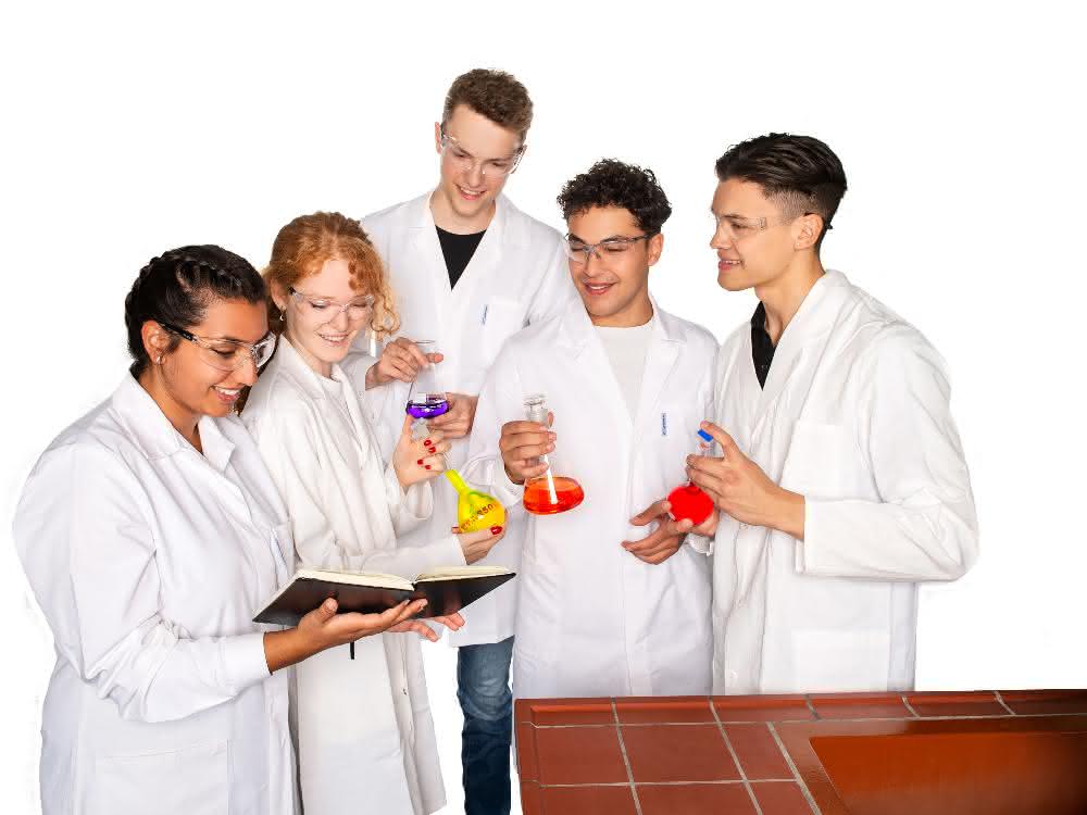 Studierende der Universität Köln Studierende im Labor