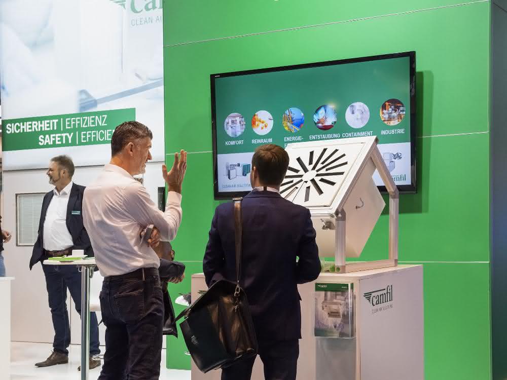 Messe zu Reinraumtechnik und Hygiene: Cleanzone 2022 Messeimpression von einer Cleanzone