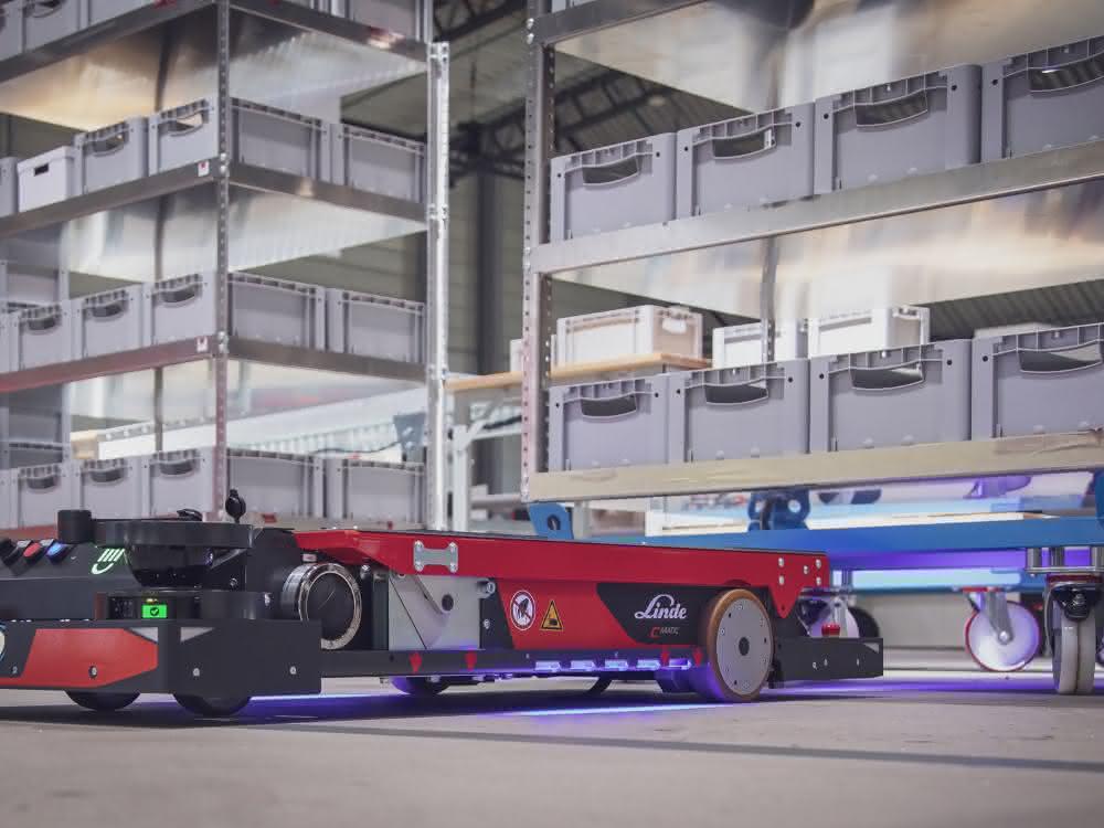 Autonomer Transportroboter: Selbstständig im Lager unterwegs Linde C-Matic HP