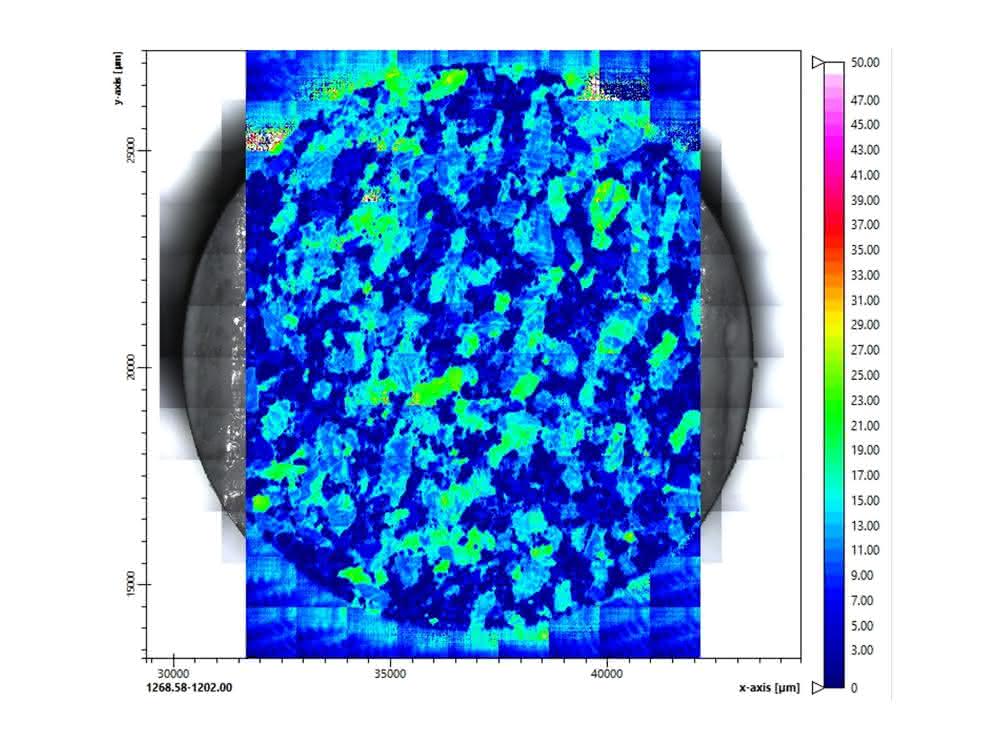 Tabletten-Analyse mittels IR-Laser-Imaging: Ein IR-Spektrum in jedem Pixel Rohdaten aus der Messung