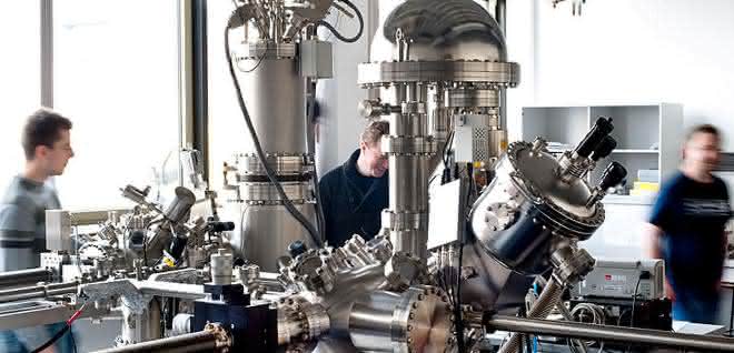 Ultrahochvakuum-System am Center for Nanotechnology (CeNTech)