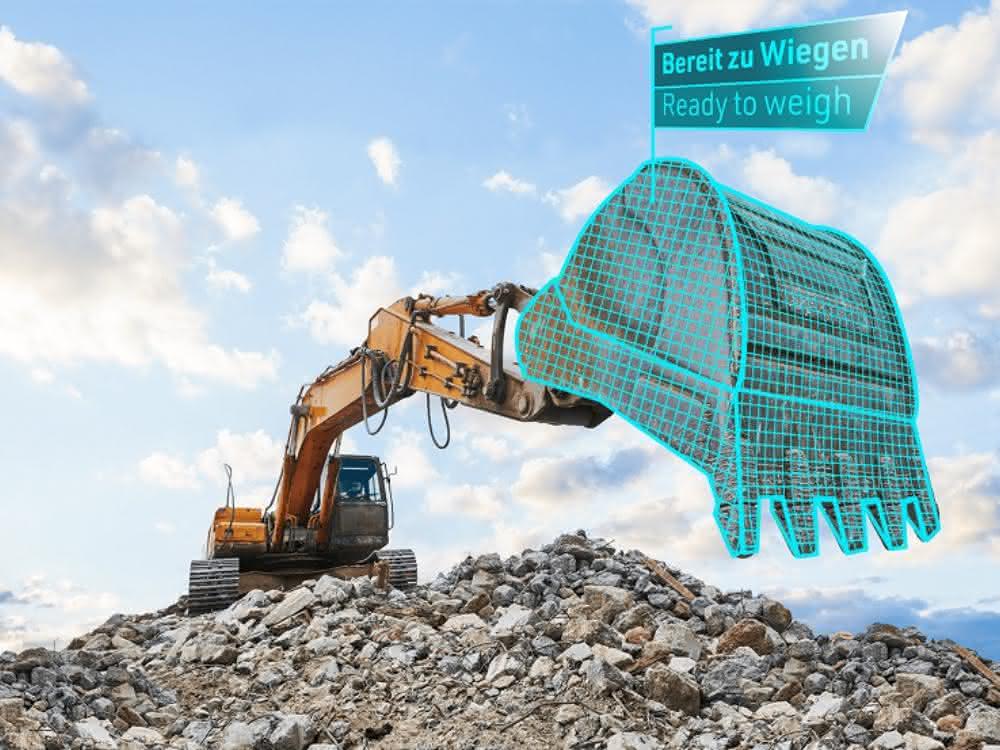 Hydraulische Baggerwaage