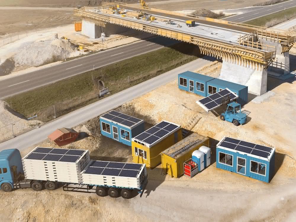 CO2-neutrale Baustelle der Zukunft: Faber erhält Energy Globe Auszeichnung für mobile Solaranlagen