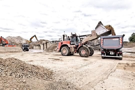 Abbruch und Recycling bei RWG in Berlin.