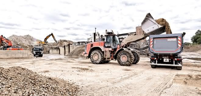 Abbruch und Recycling bei RWG in Berlin.