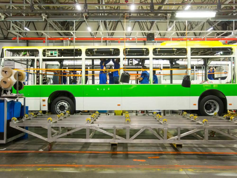 Bus plant in Hoşdere