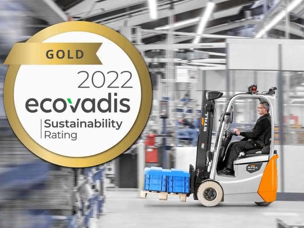 Goldstatus für Hamburger Intralogistiker Auszeichnung: Gold für Still von EcoVadis