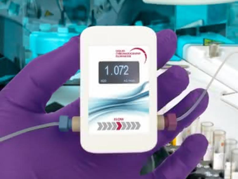 Durchflussmessgerät: Durchflussrate in der Flüssigchromatographie erfassen