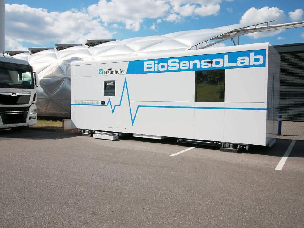 Entwicklungen vorführen und testen: Mobiles biologisches Labor für Testzwecke Mobile Laboreinheit BioSensoLab
