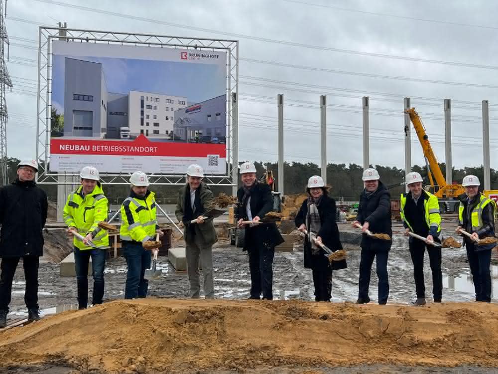 Ground-breaking ceremony for the expansion of the GREIWING site in Wesel