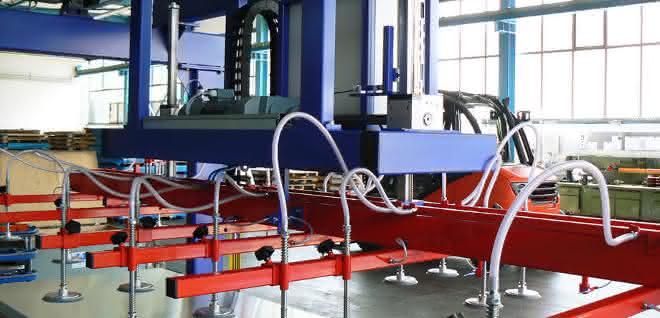 Leantechnik_Portalstapelanlage_Zahnstangengetriebe Leantechnik_Portalstapelanlage_Zahnstangengetriebe