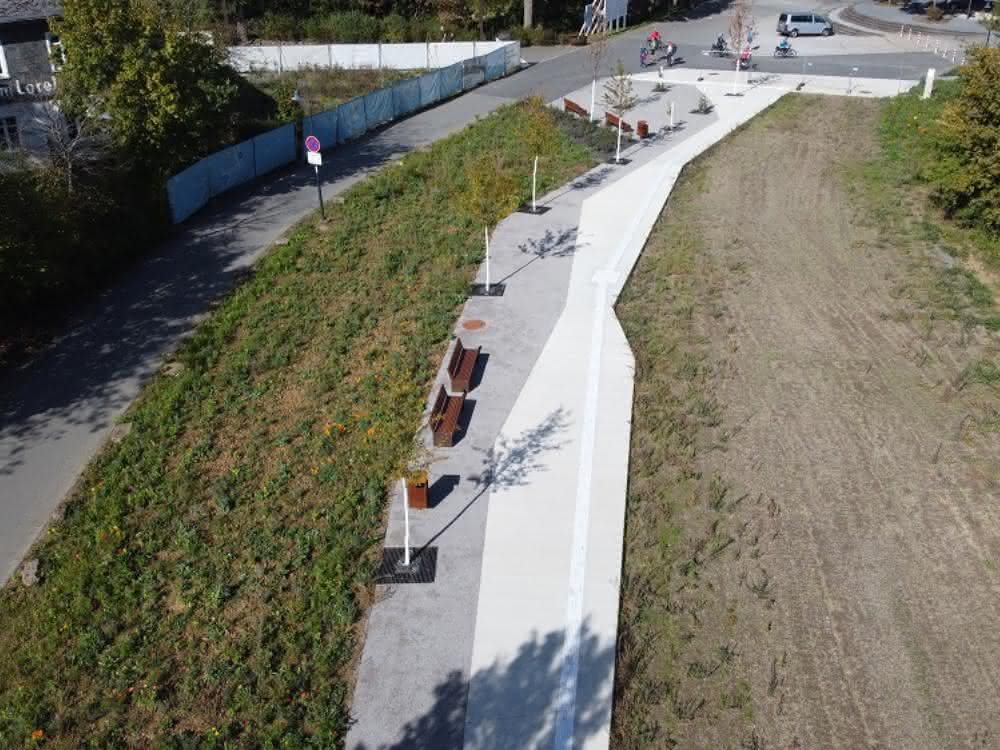 Befahrbarer Schotterrasen