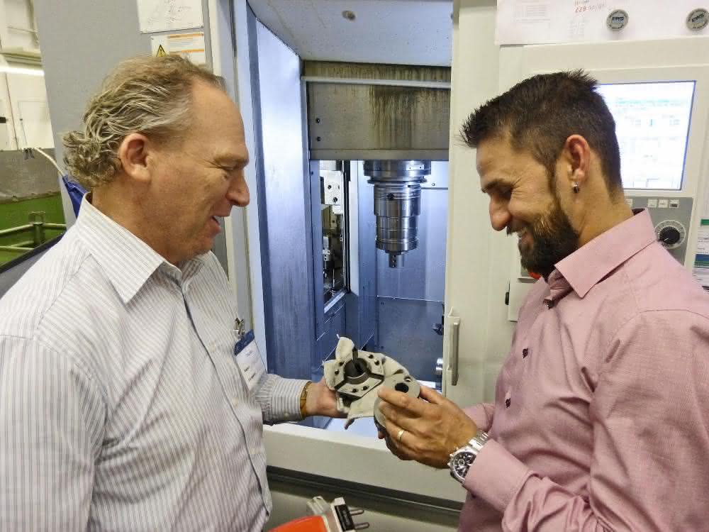 Clamping device: Change of strategy increases output