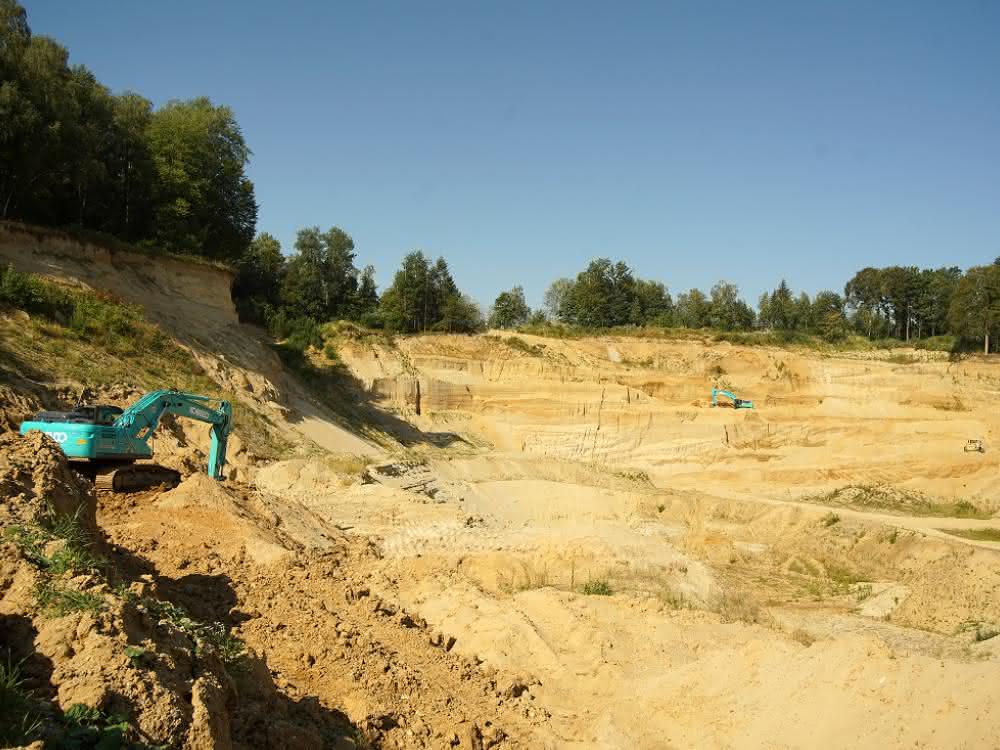 Kettenbagger: Kobelco-Flotte im Sand- und Kieswerk Rauscheröd