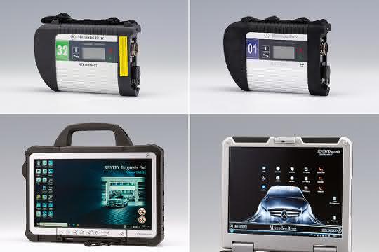 Negativpreis Plagiarius: 3. Preis: Mercedes-Benz Fahrzeug-Diagnose Xentry Diagnosis
