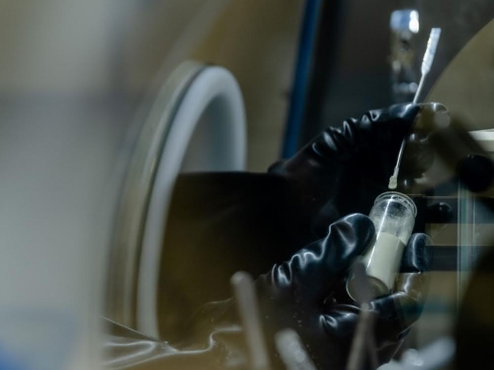 Arbeiten in einer Glovebox