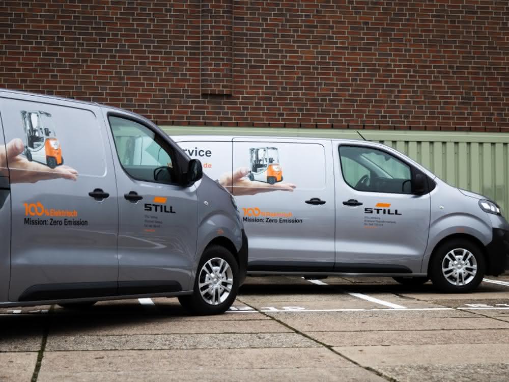 First vehicles in the service fleet converted to electric drive