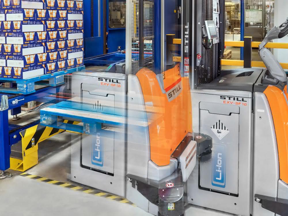 mit Li-Ionen betriebenes AGV mit Li-Ionen betriebenes AGV