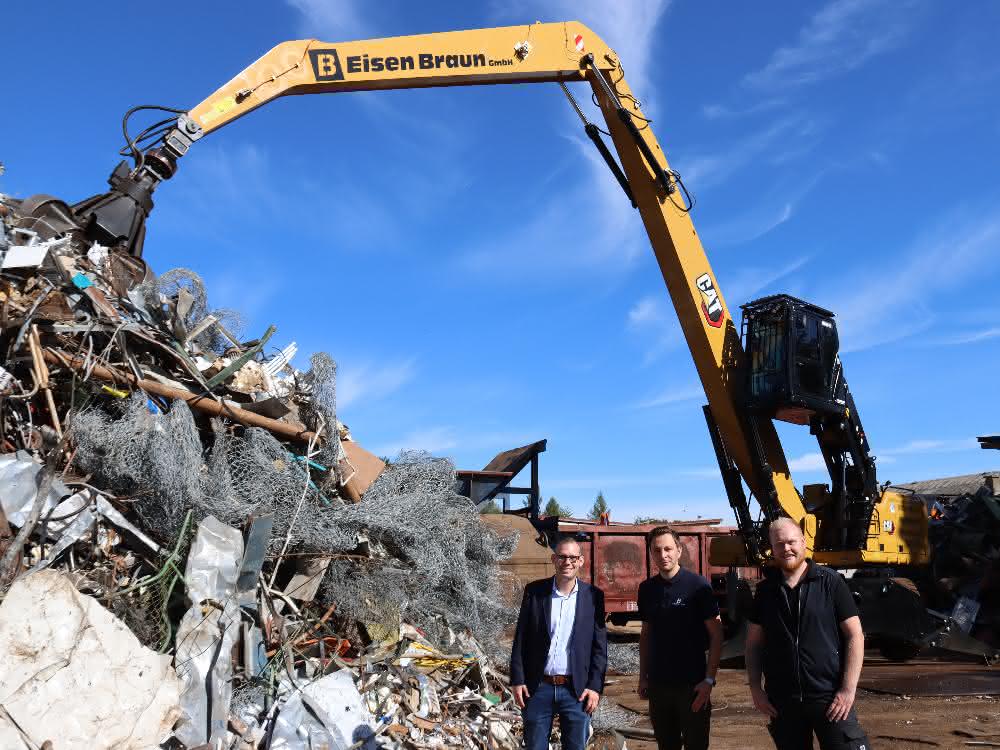 Schnellerer Umschlag bei Eisen Braun dank Cat MH340