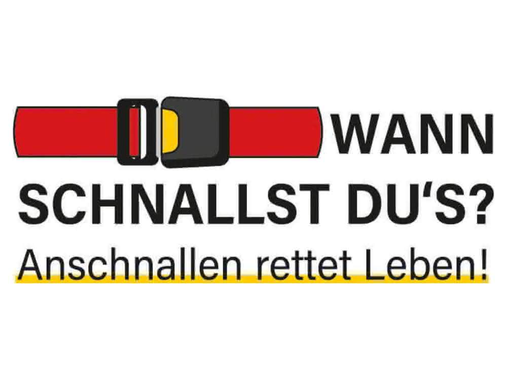 Aktion: Anschnallen rettet Leben