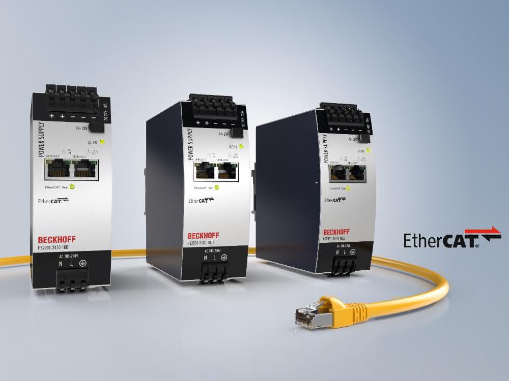 Embedded World 2023: Power supply with EtherCAT interface