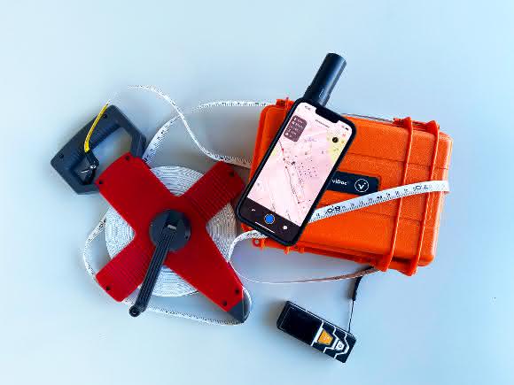 Mit der Zusatzhardware viDoc® lässt sich die Vaira App ab sofort um eine präzise GNSS-Messmethode erweitern.