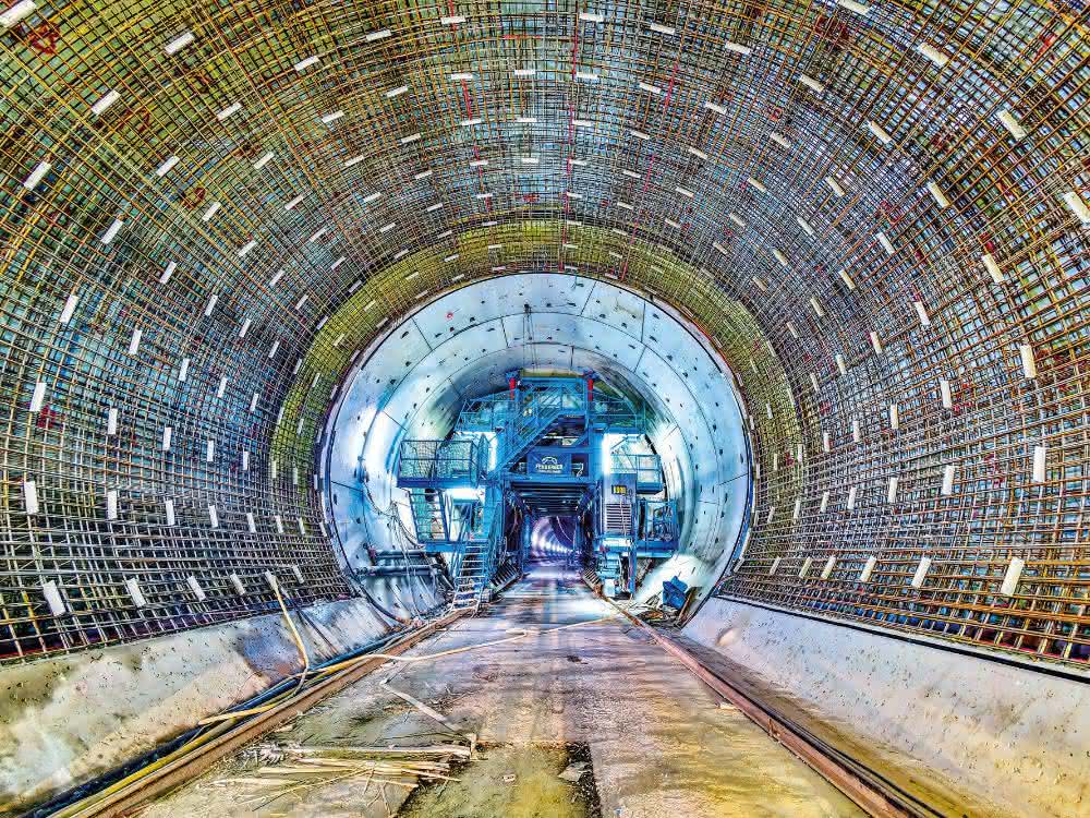 Zementfreie Baustoffe wie der neue hüttensandbasierte Ringspaltmörtel sollen mehr Nachhaltigkeit bewirken.