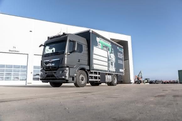 Inhouse-Innovation von Max Wild: der Mudcleaner Truck zur Aufbereitung von Bohrschlämmen aus dem HDD-Verfahren.