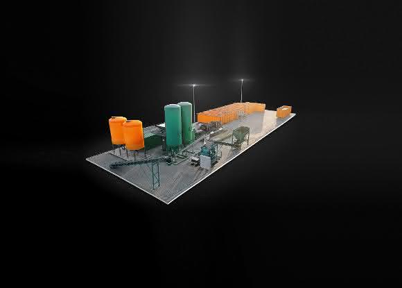 Die Mudcleaner Station ist die Lösung für Recyclingplätze und Deponien.