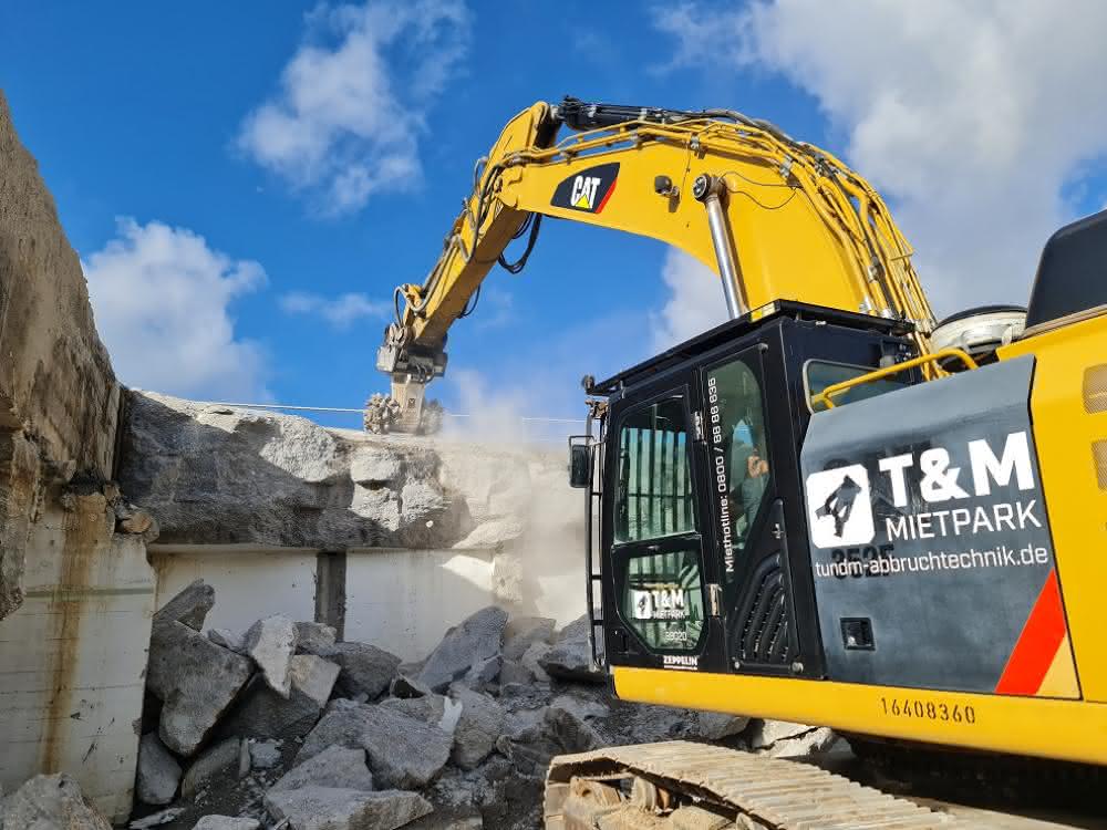 Beengte Platzverhältnisse auf der Baustelle