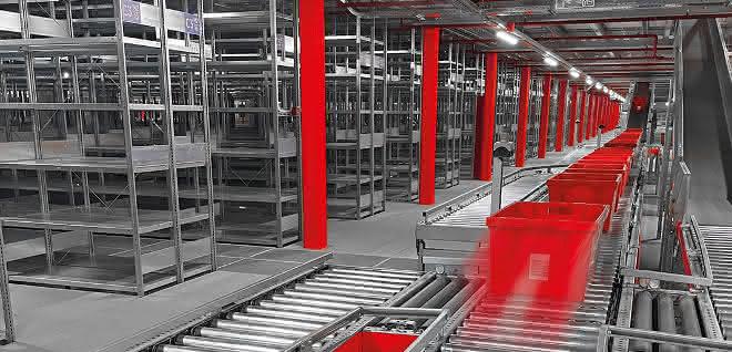 Display: META rack construction at the LogiMAT 2023