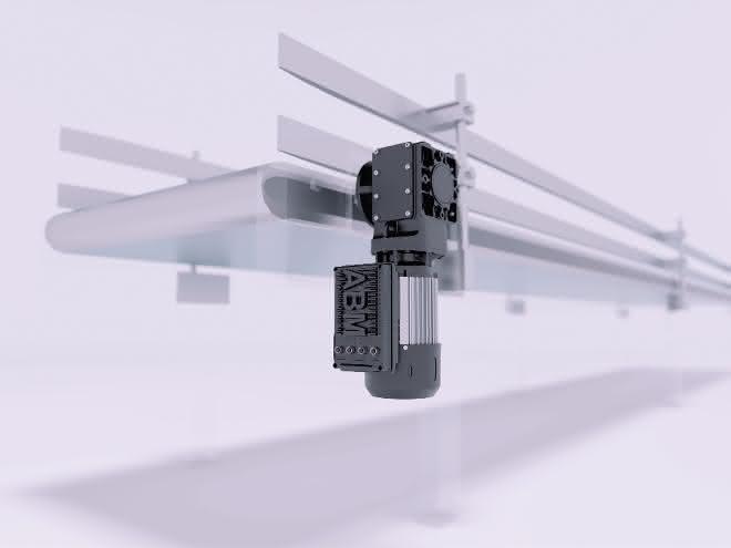 Energy supply, motors and drives: Customized drive technology for intralogistics Container and pallet conveyor technology
