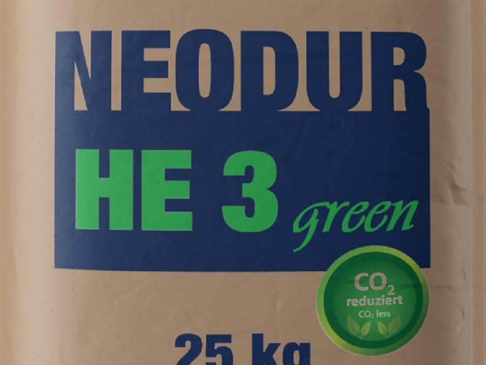 NEODUR HE 3 green spart bis zu 30 % CO2