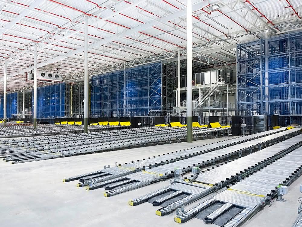Distributionszentrum im Zentrum Schwedens