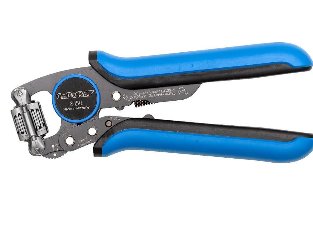 Flexible crimping pliers: Pliers with rotating head