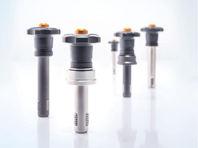 Thread locking bolt: Plug in, don't screw
